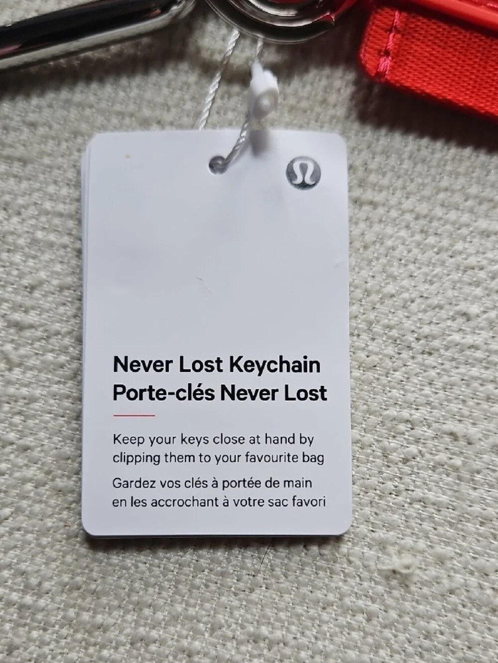 lululemon Keychain